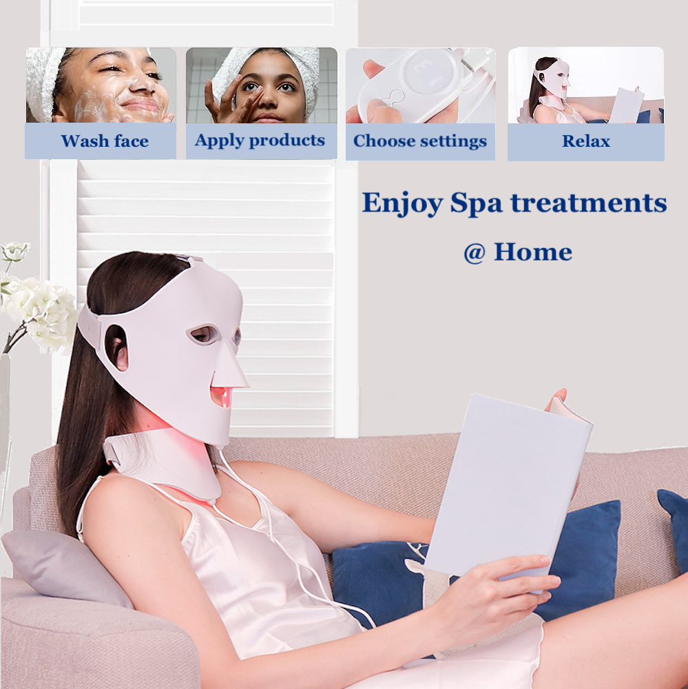 GLAMPELLE Face & Neck LED Mask