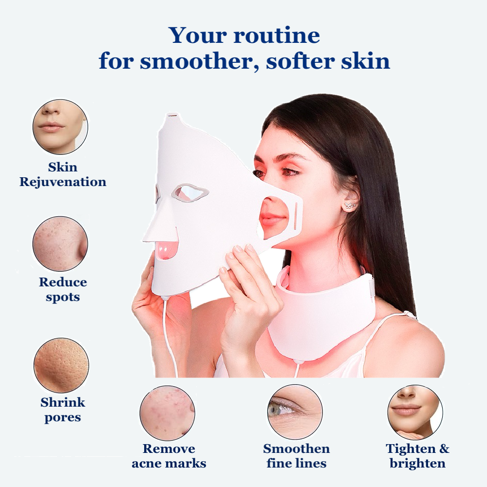 GLAMPELLE Face & Neck LED Mask